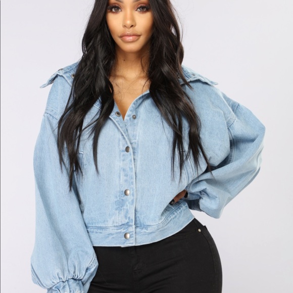 fashion nova long jean jacket